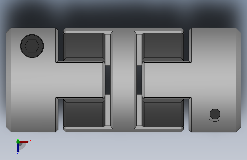 JM4无齿隙弹性联轴器_JM4-20-6-6_SOLIDWORKS 2018_模型图纸下载 – 懒石网
