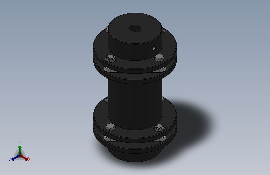 SJM型键联结双型弹性膜片联轴器_SJM02-10-10