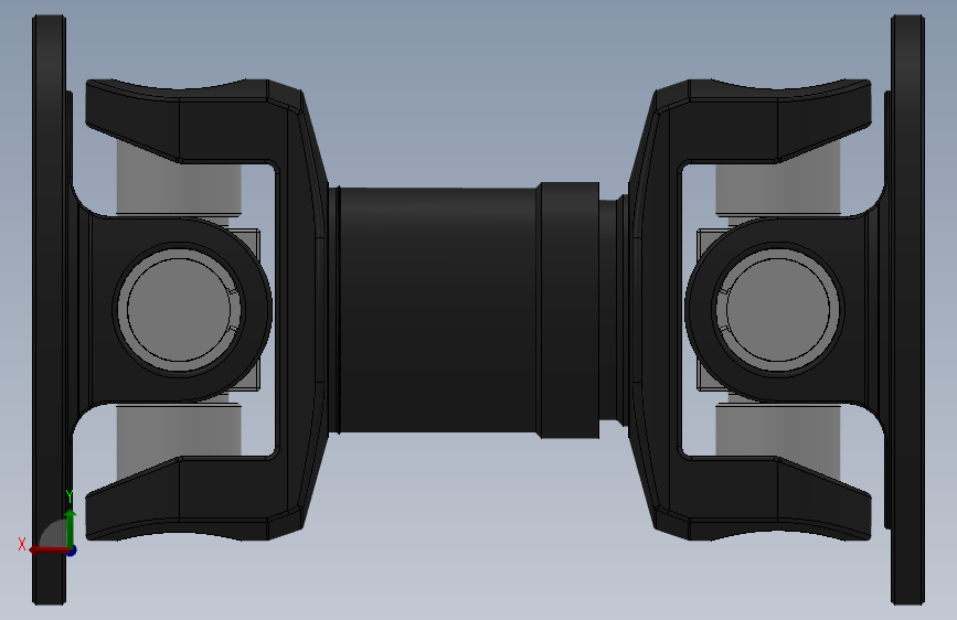 SWCD短型十字轴式万向联轴器SWCD215-A-415_SOLIDWORKS 2018_模型图纸下载 – 懒石网