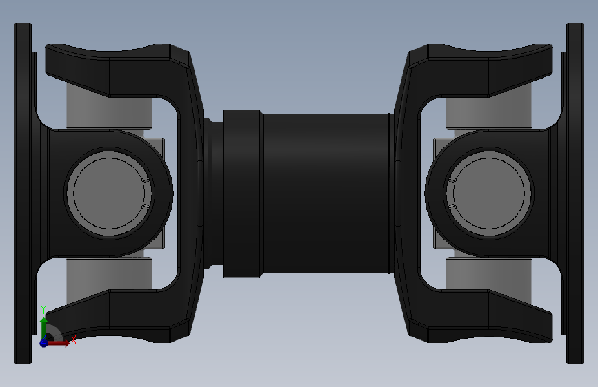 SWCD短型十字轴式万向联轴器SWCD315-A-600_SOLIDWORKS 2018_模型图纸下载 – 懒石网