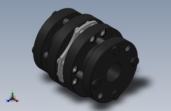 WDJM外胀套单节胀套膜片联轴器_WDJM-56×65-16×16