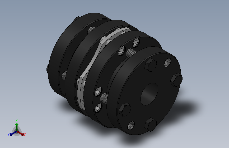 WDJM外胀套单节胀套膜片联轴器_WDJM-65×68.5-16×16