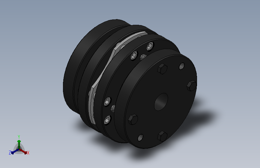 WDJM外胀套单节胀套膜片联轴器_WDJM-94×78-16×16