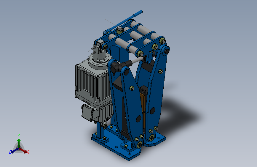 YP41系列电力液压盘式制动器YP41-4500-800×30-ⅡA-CL.RL.WL.HL