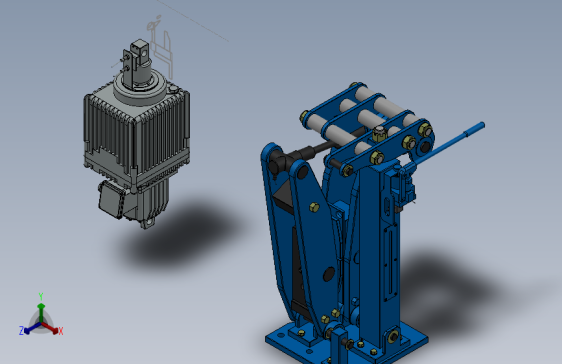 YP41系列电力液压盘式制动器YP41-4500-1250×30-ⅡA-CL.RL.WL.HL