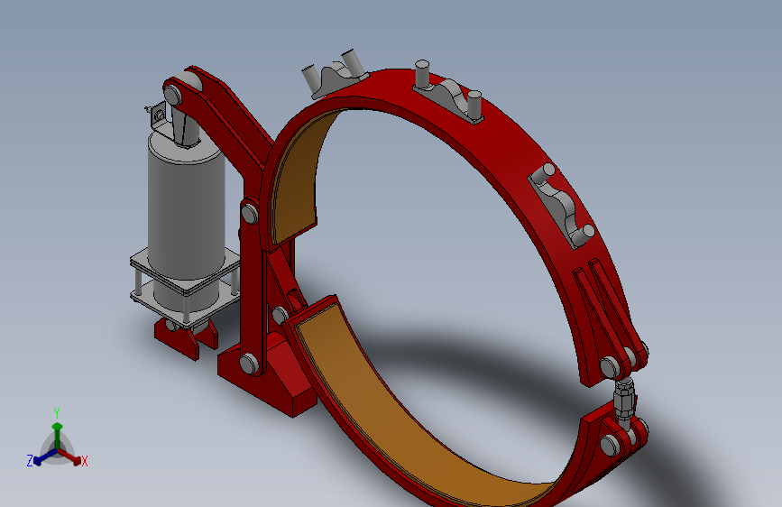 BB-DHU系列带式制动器_BB1800-630DHU