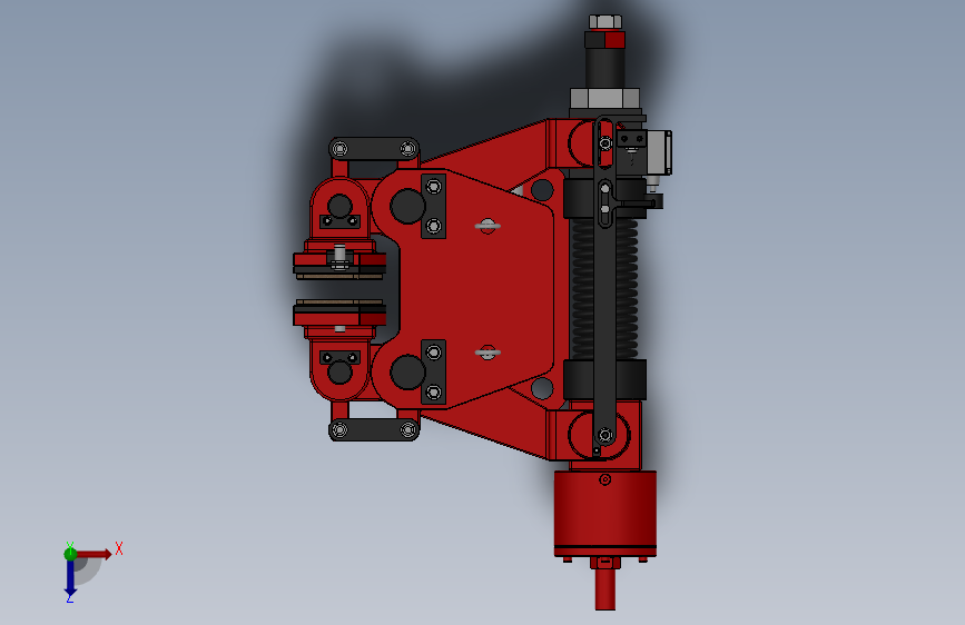 SBD-B安全制动器_SBD160-B-1000×30ⅠRL.WL.CL 俯视图