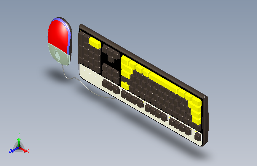 键盘鼠标模型