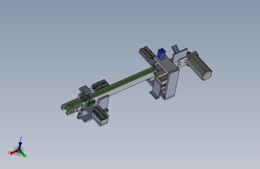 自动分选NG输送带分料结构