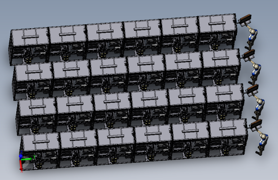 小件的自动换仓储物料库