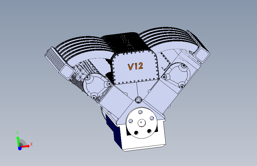 V12汽车发动机