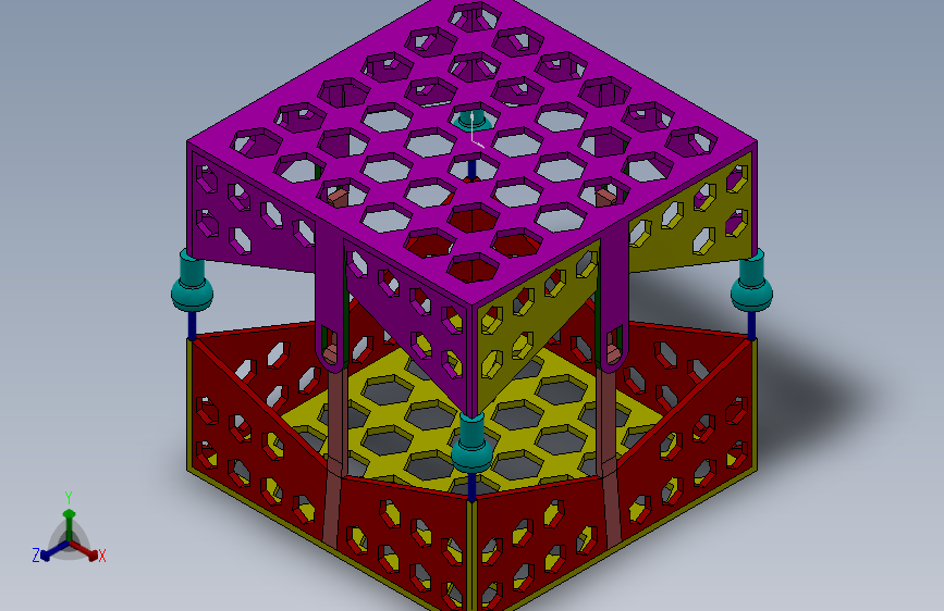 3D打印立方体盒设计模型