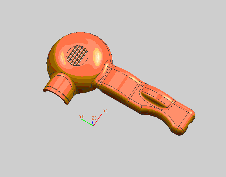 吹风机外壳的模具设计与加工[三维UG]【13张CAD图纸、说明书】