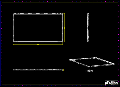 液晶显示器外框注塑模具设计【三维PROE】【31张CAD图纸和文档】