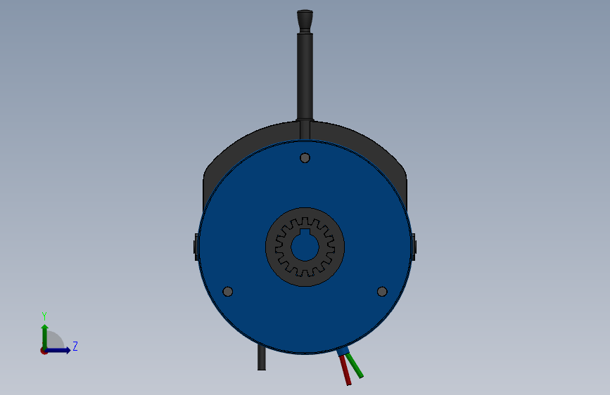 MD-D型电磁圆盘式制动器_MD7-D-14-RL-DC24V 左侧视图