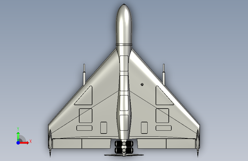 Shahid 136 无人机 正面视图
