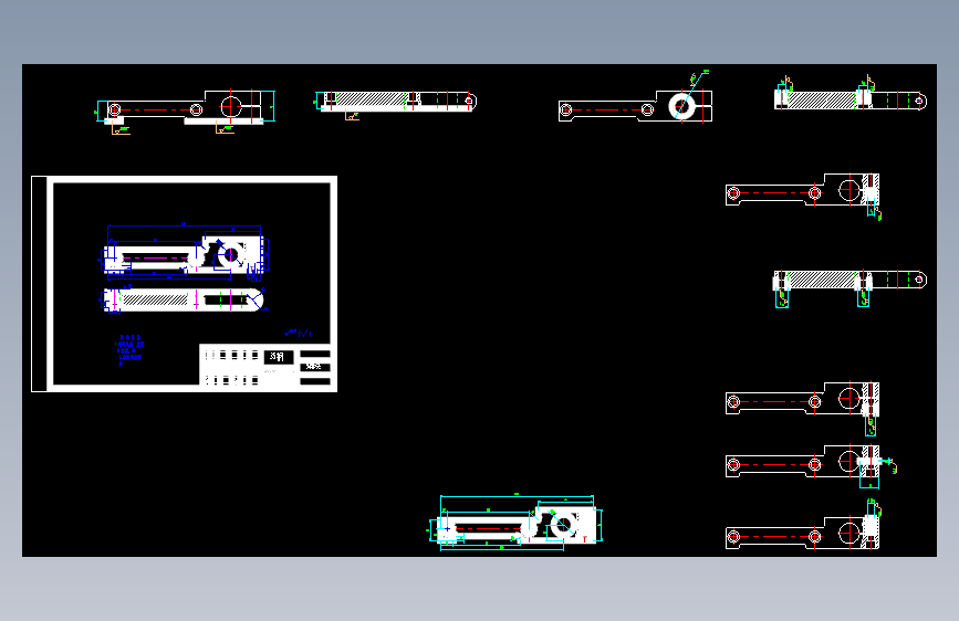 K316-制定测微仪架零件的加工工艺及2×Φ11孔的钻床夹具设计