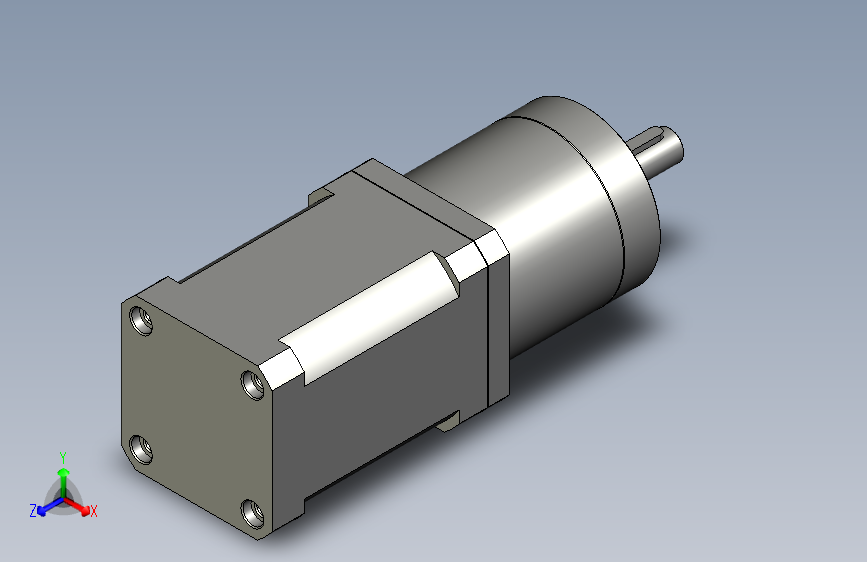 YK42HB60-PG20  42mm两相步进减速机电机（3D）