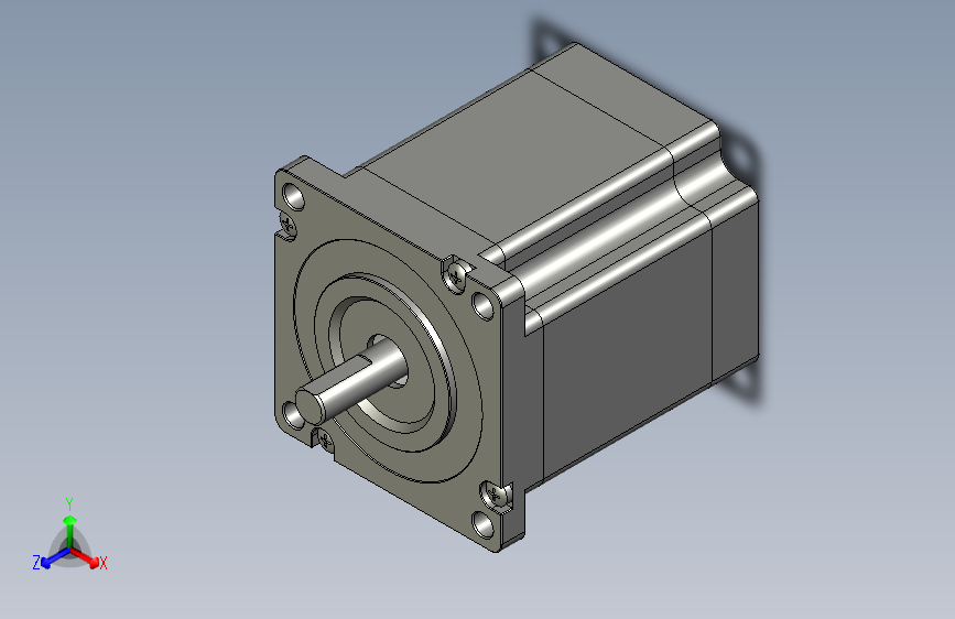 YK60HB65-05A  60mm两相步进电机（3D）