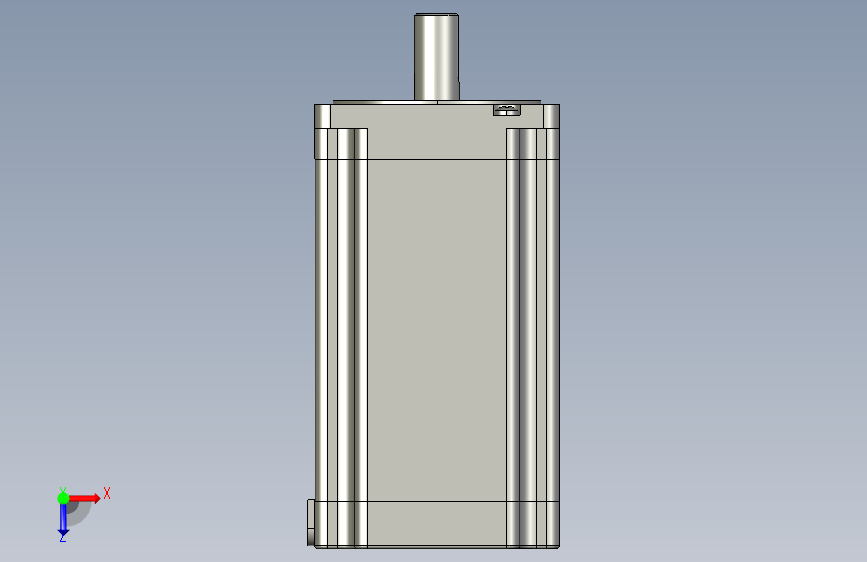 YK86HB156-06A 86mm两相步进电机(3D) 俯视图