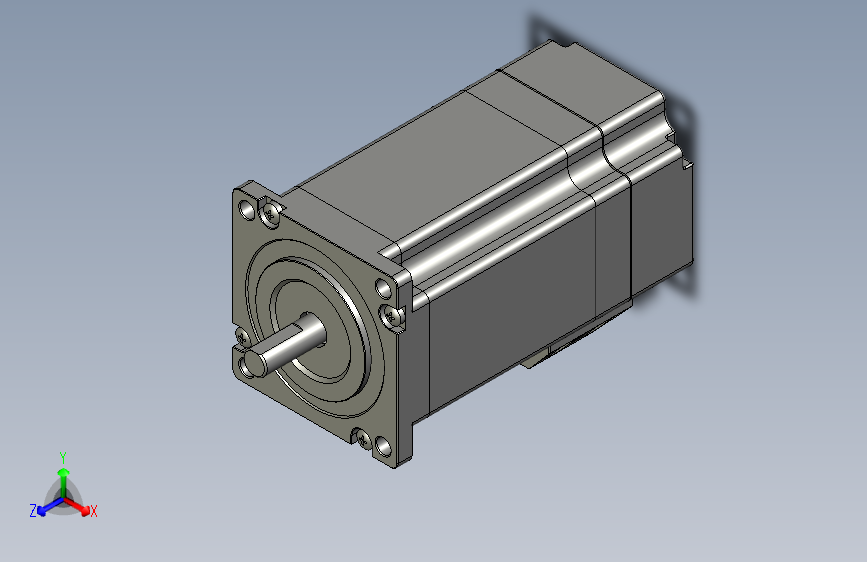 YK257EC80E1  57mm两相闭环步进电机（3D）