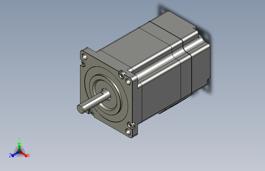 YK260EC65E1-KZ01  60mm两相闭环步进电机（3D）