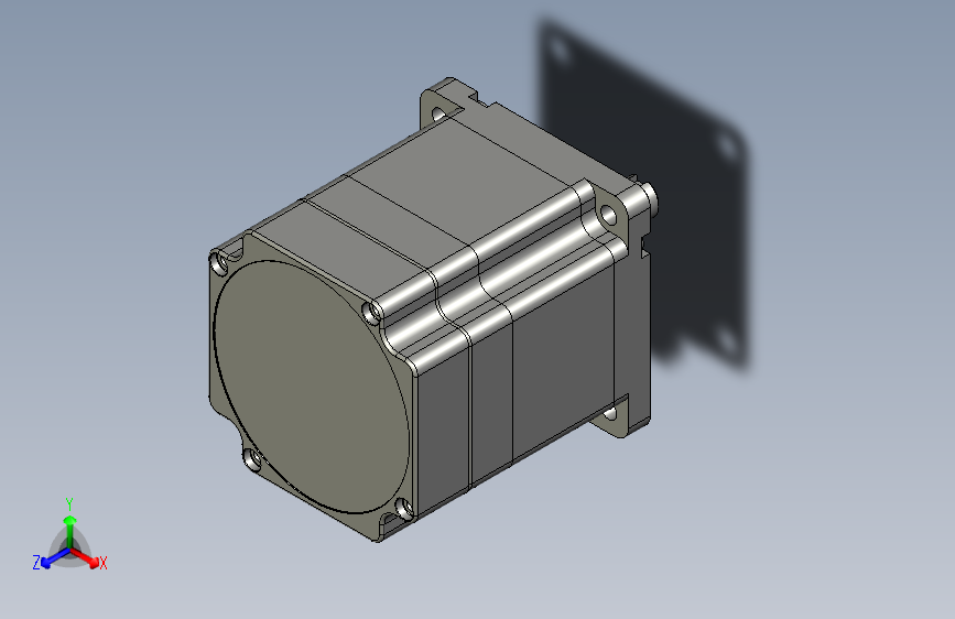 YK286EC80A1  86mm两相闭环步进电机（3D）