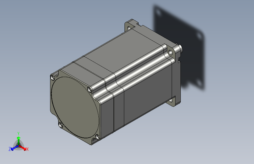 YK286EC118A1  86mm两相闭环步进电机（3D）