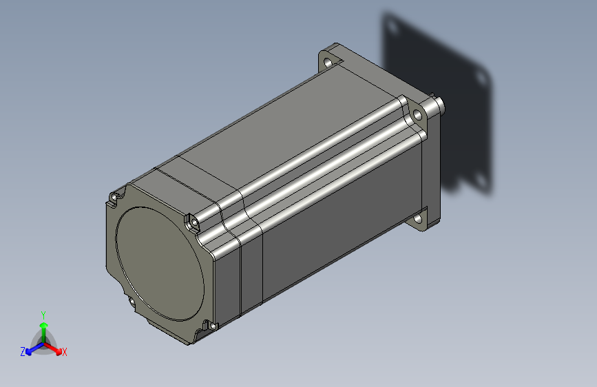 YK385EC156A1  85mm三相闭环步进电机（3D）