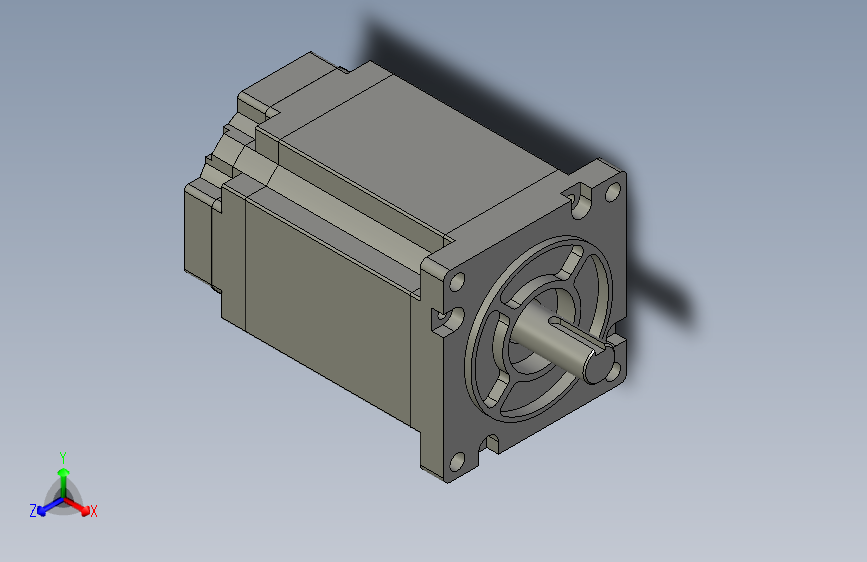 YK3110EC140C1  110mm三相闭环步进电机（3D）