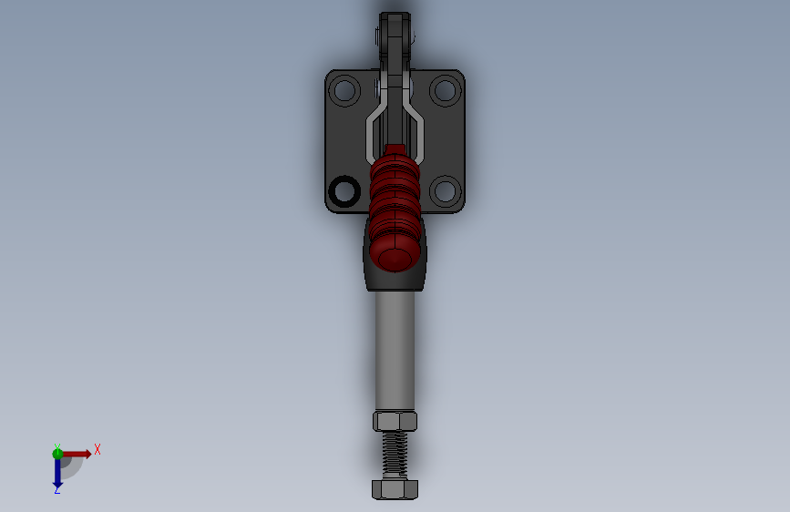 CH-304-EM推拉式快速夹钳_SOLIDWORKS 2020_模型图纸下载 – 懒石网