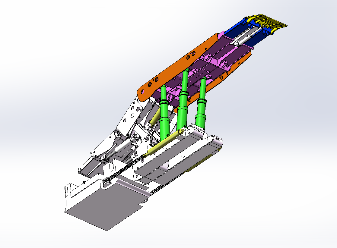 放顶煤四立柱液压支架