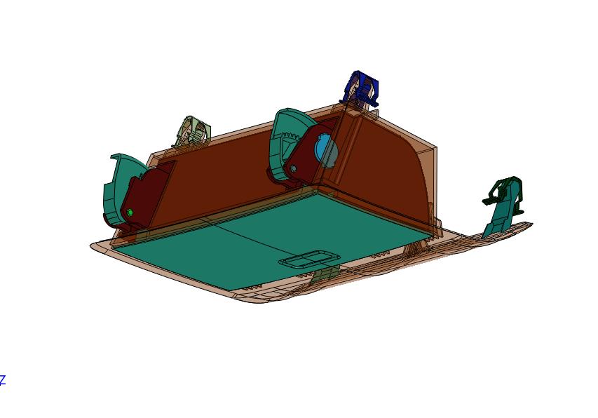 车辆上部工具杂物箱