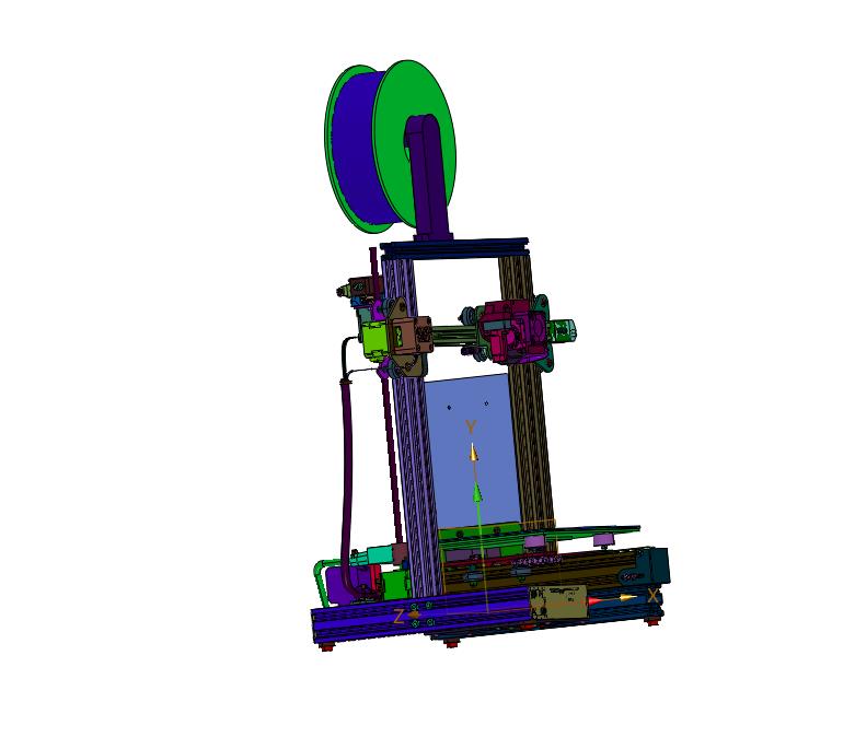 创想三维自动调频激光雕刻打印机