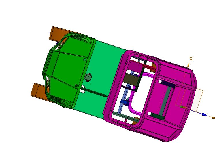电动四轮驱动高尔夫球车