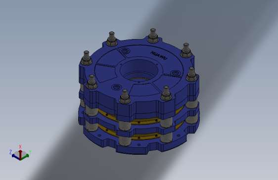 HSLP系统气动水冷盘式制动器_HSLP1402
