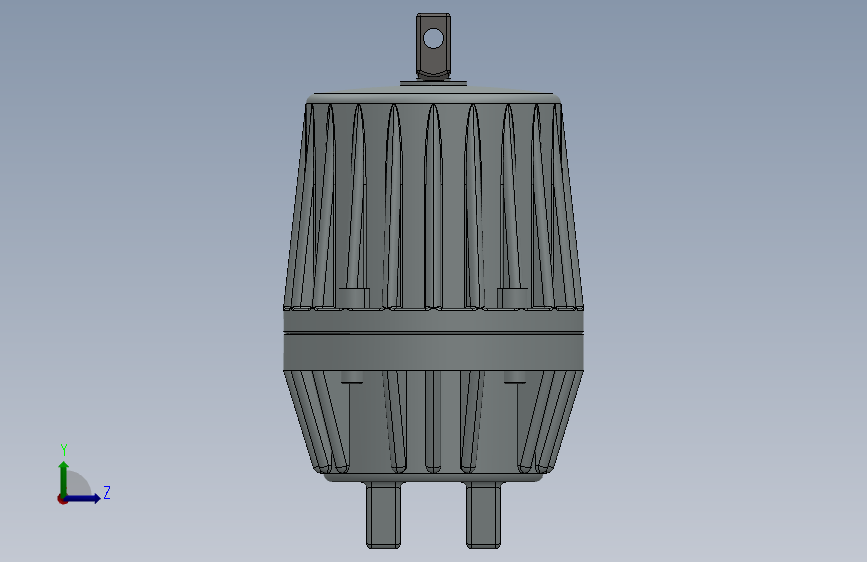 电力液压推动器EB220／50_SOLIDWORKS 2018_模型图纸下载 – 懒石网