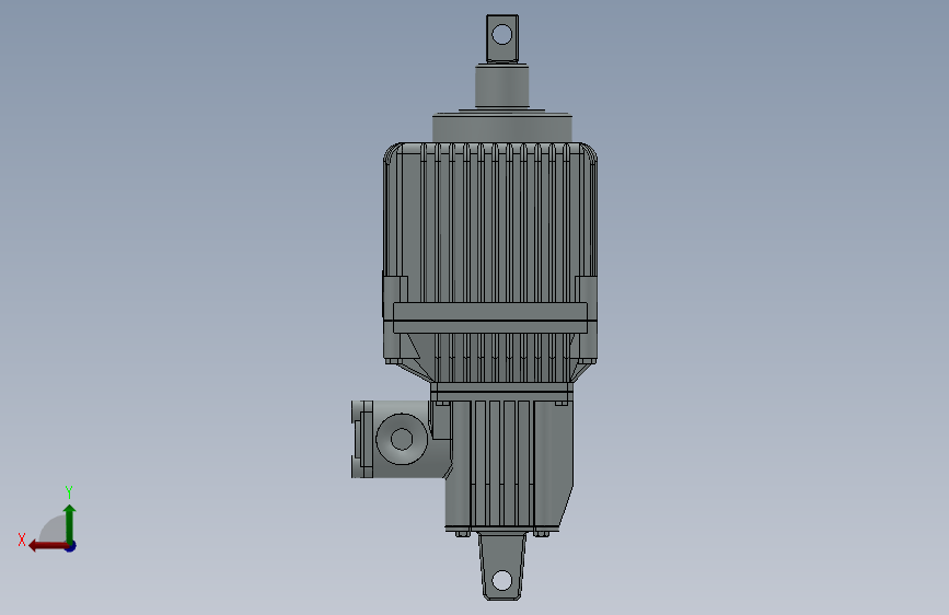 隔爆型电力液压推动器Ed1250-120 ExW.UL.DL.C.H.S 背面视图