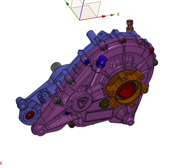 高转速扭矩输出GBX280一级高速变速箱