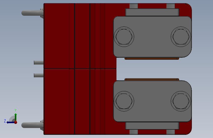 SB140-A06系列液压盘式制动器_SB140-A06-1000×30-WL.WM.1 左侧视图