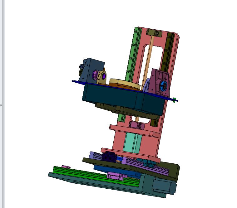 配套机床五轴联动精密运动平台