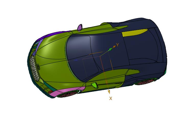 全铝车身Audi Sport跑车