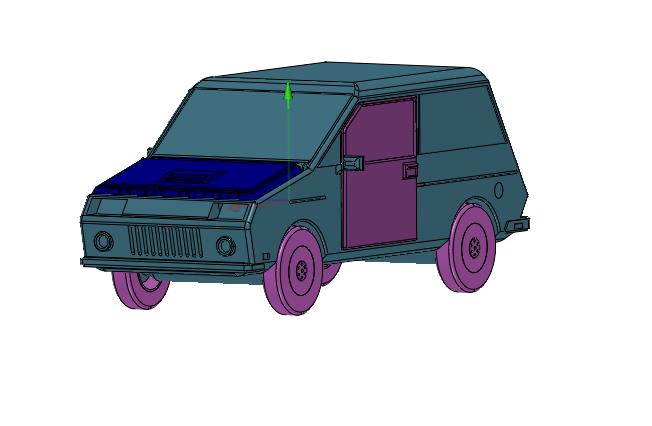 双车门箱式小型轿车