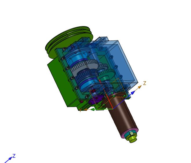 铣削加工刀具用变速箱
