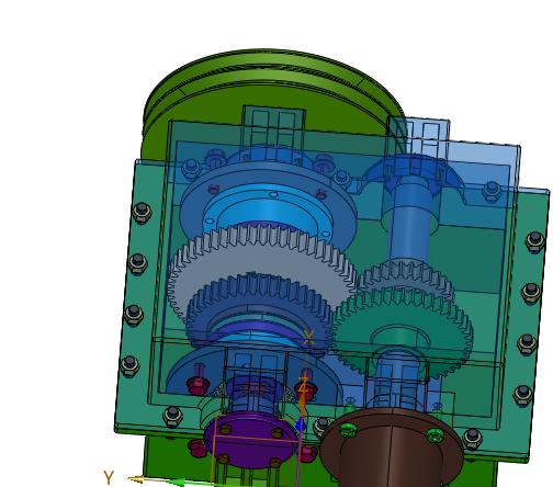 铣削加工刀具用变速箱