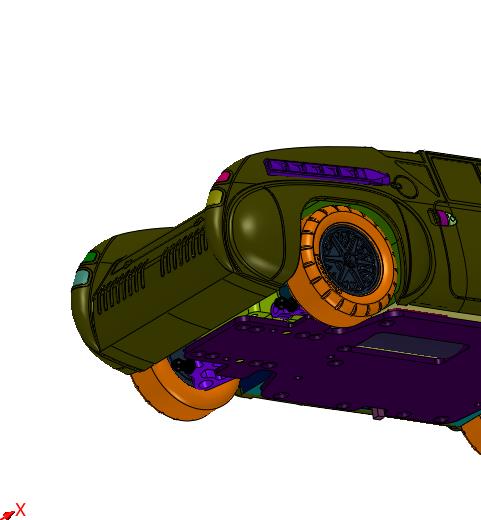 硬派风格二战90年代复古赛车