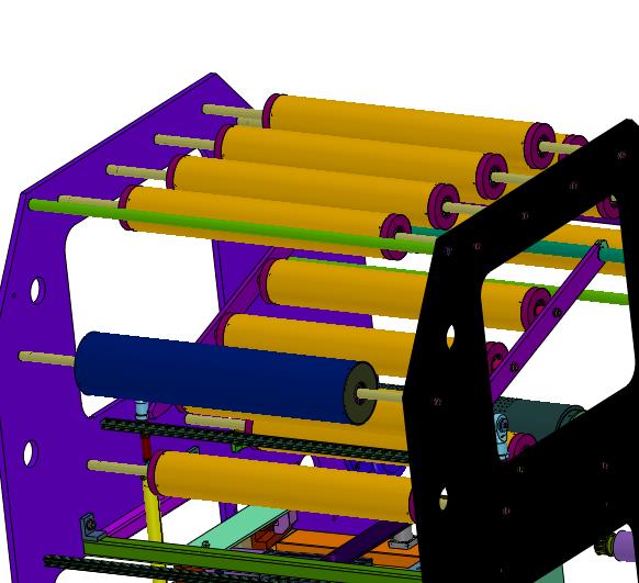 真空吸附固定密封材料覆膜开卷机