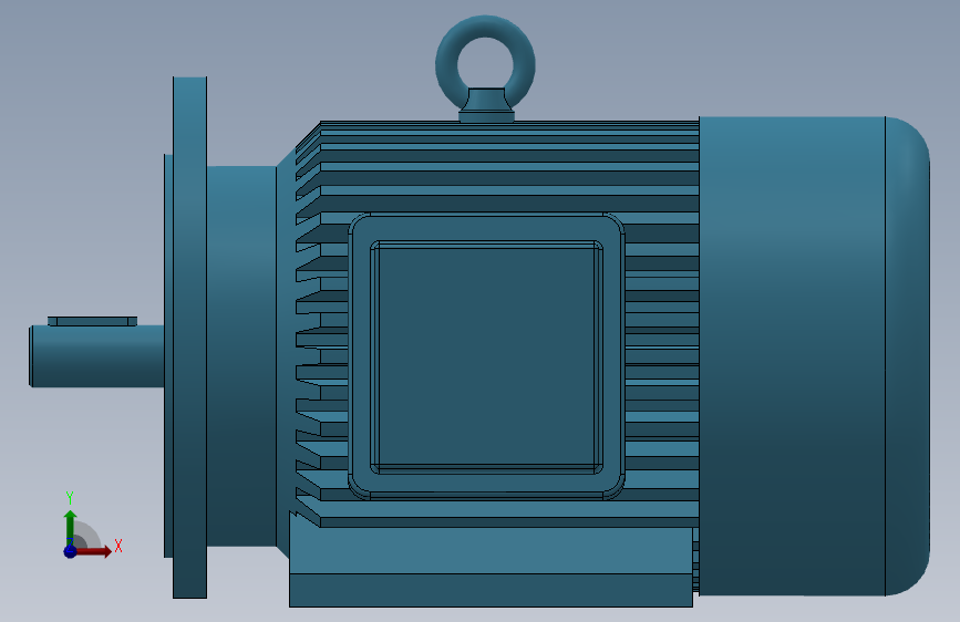 Y112电机_SOLIDWORKS 2015_模型图纸下载 – 懒石网
