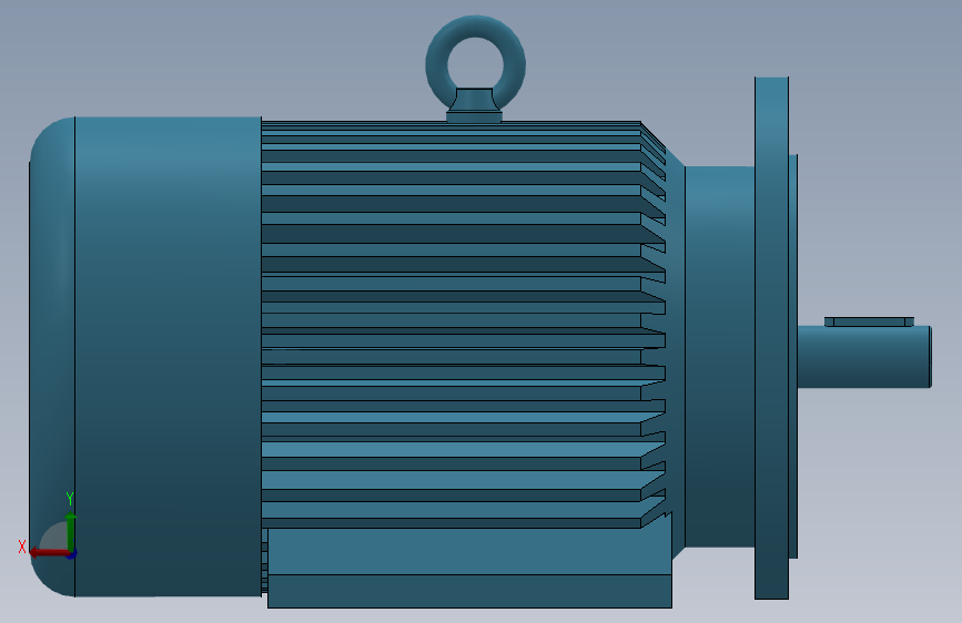 Y112电机_SOLIDWORKS 2015_模型图纸下载 – 懒石网