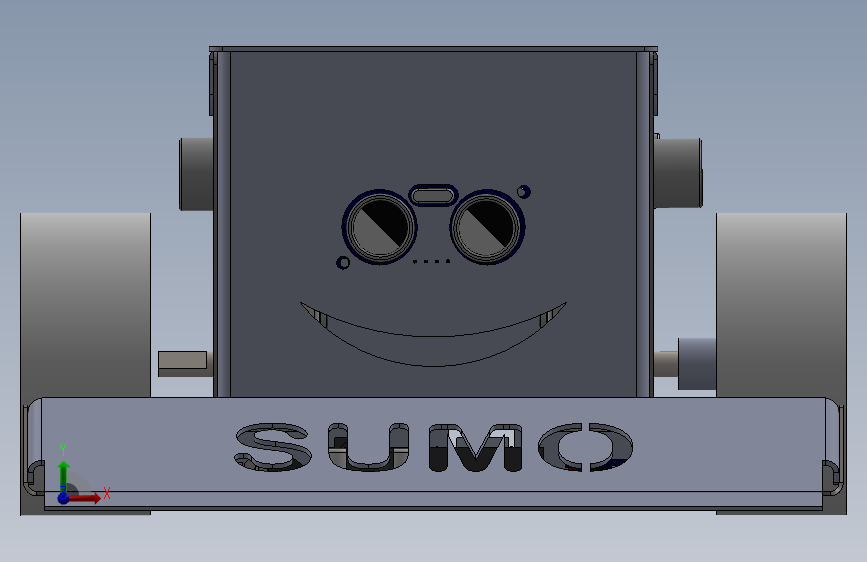 SUMO robot 2023 正面视图